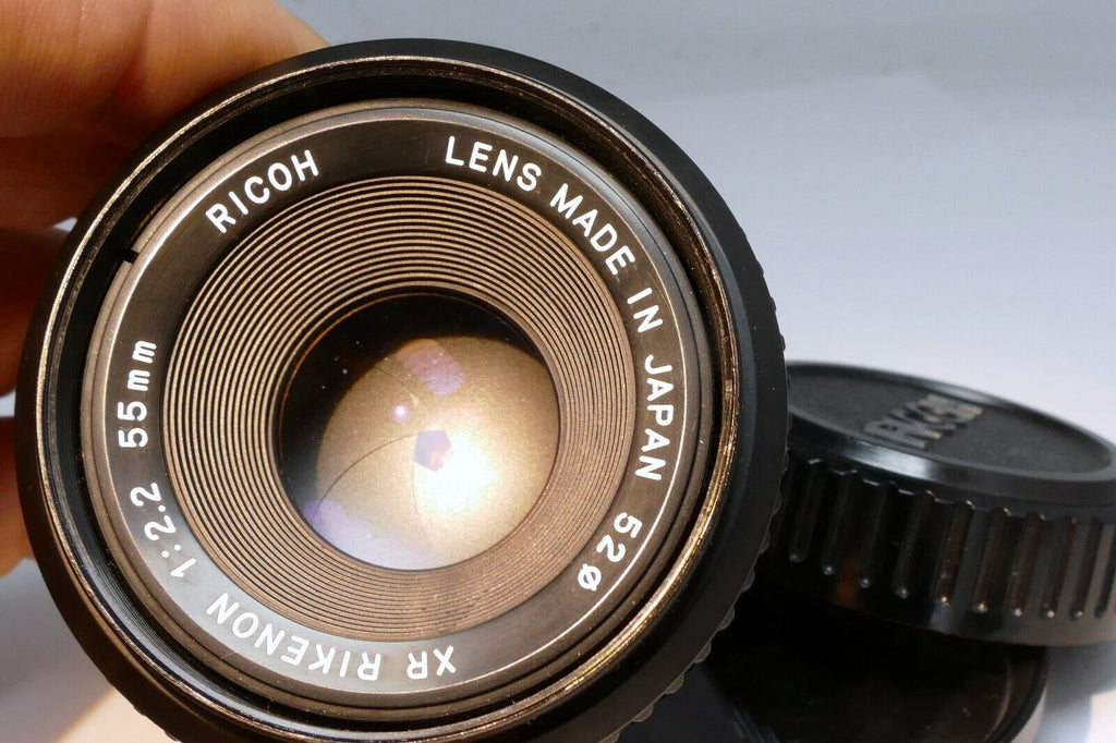 Rikenon 55mm f2.2 XR Rikoh lens for for Pentax K PK mount excellent  condition