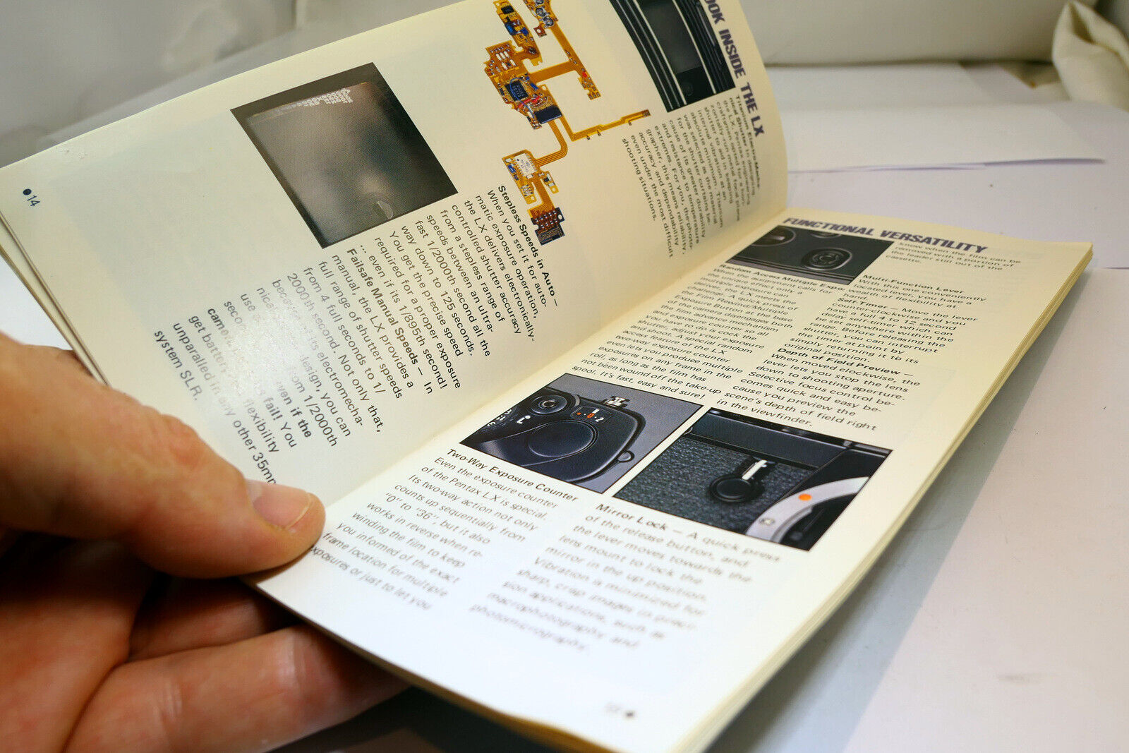 Pentax ILX LX camera  (EN) booklet brochure guide genuine