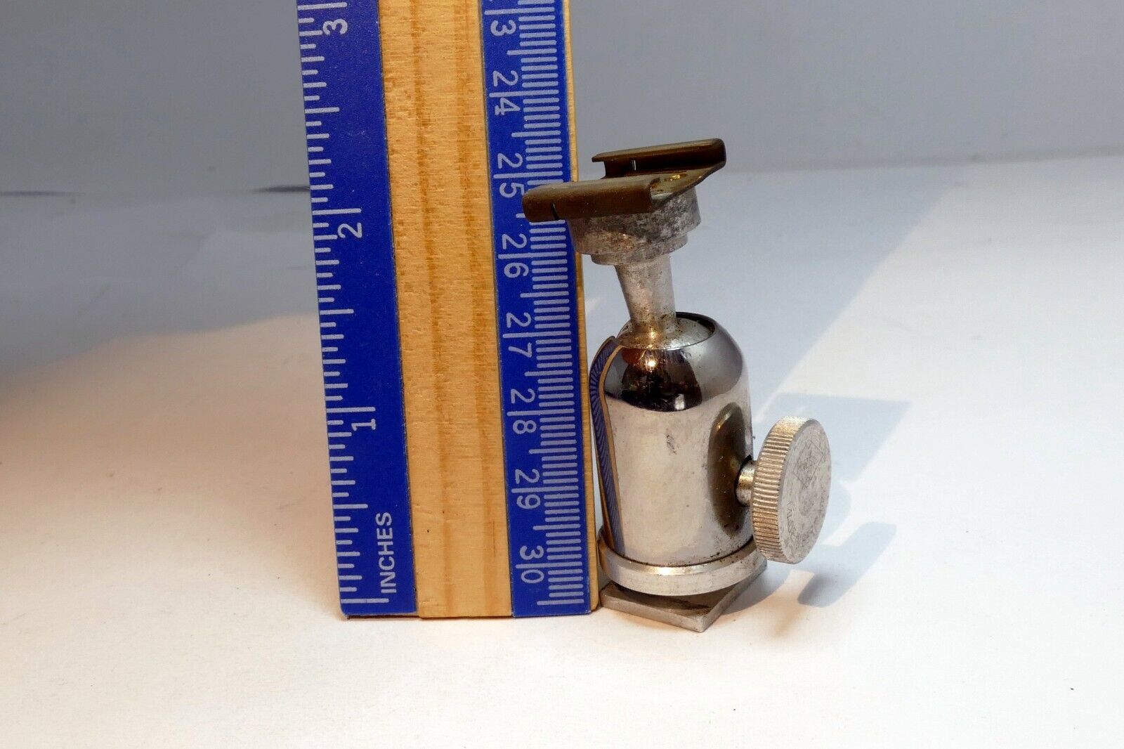 Pivoting Tripod ball head Adapter for flash 1/4" screw