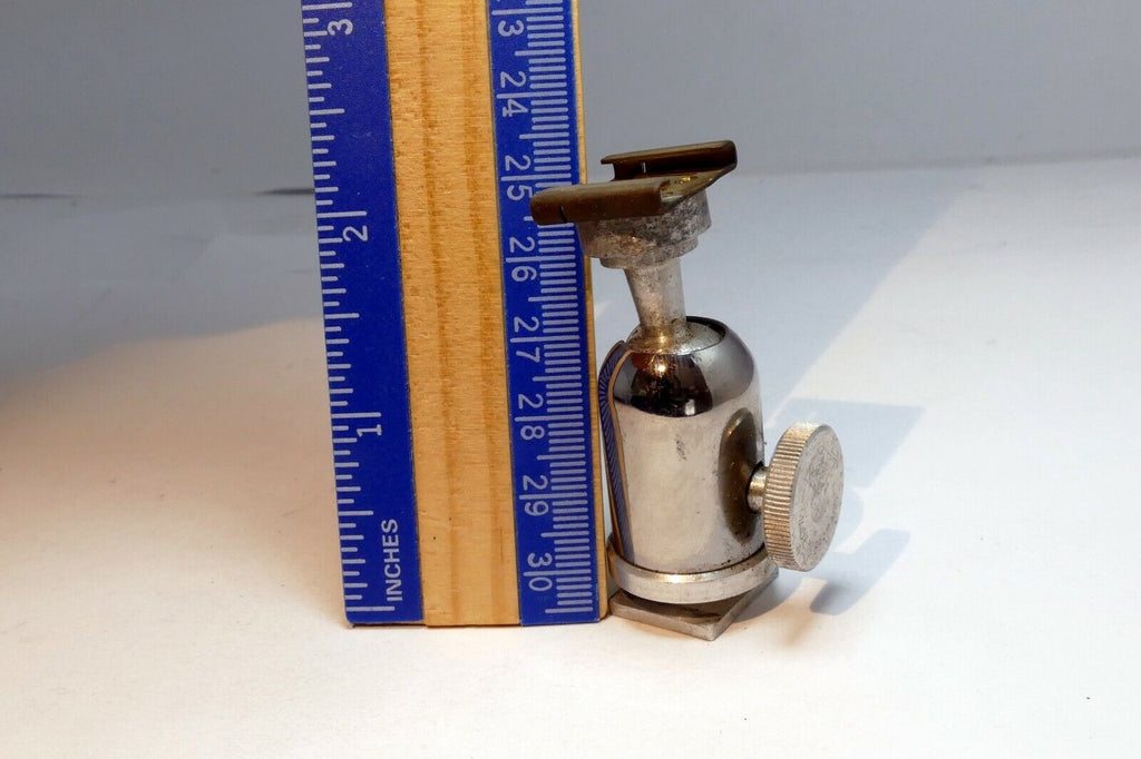Pivoting Tripod ball head Adapter for flash 1/4" screw 