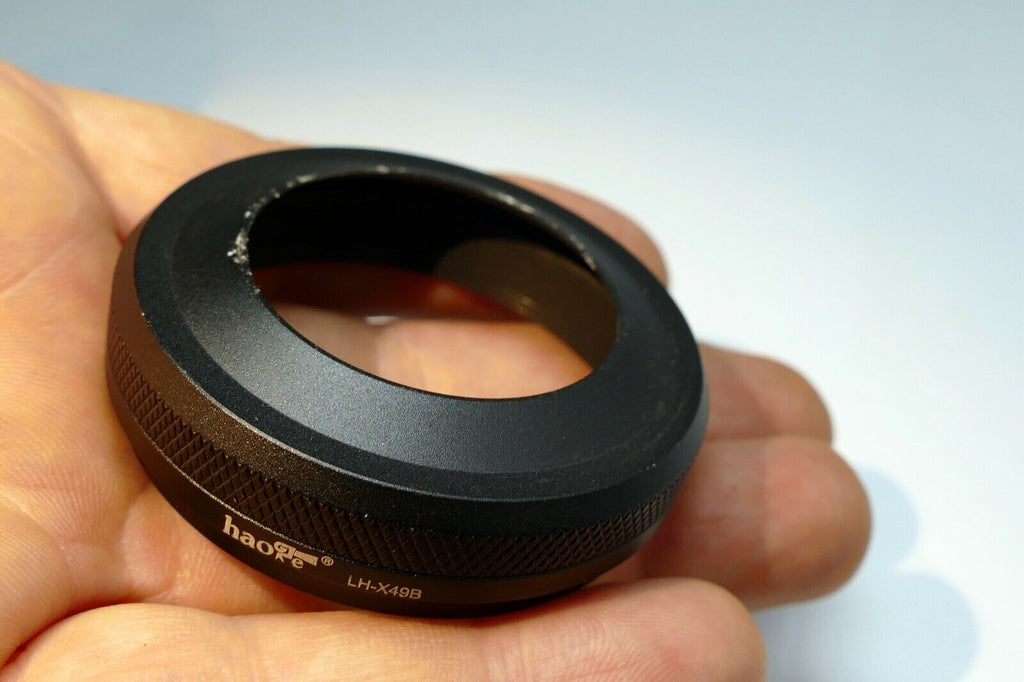 LH-X49B Lens Hood Shade for FinePix X100F X100S X100T 49mm female threads