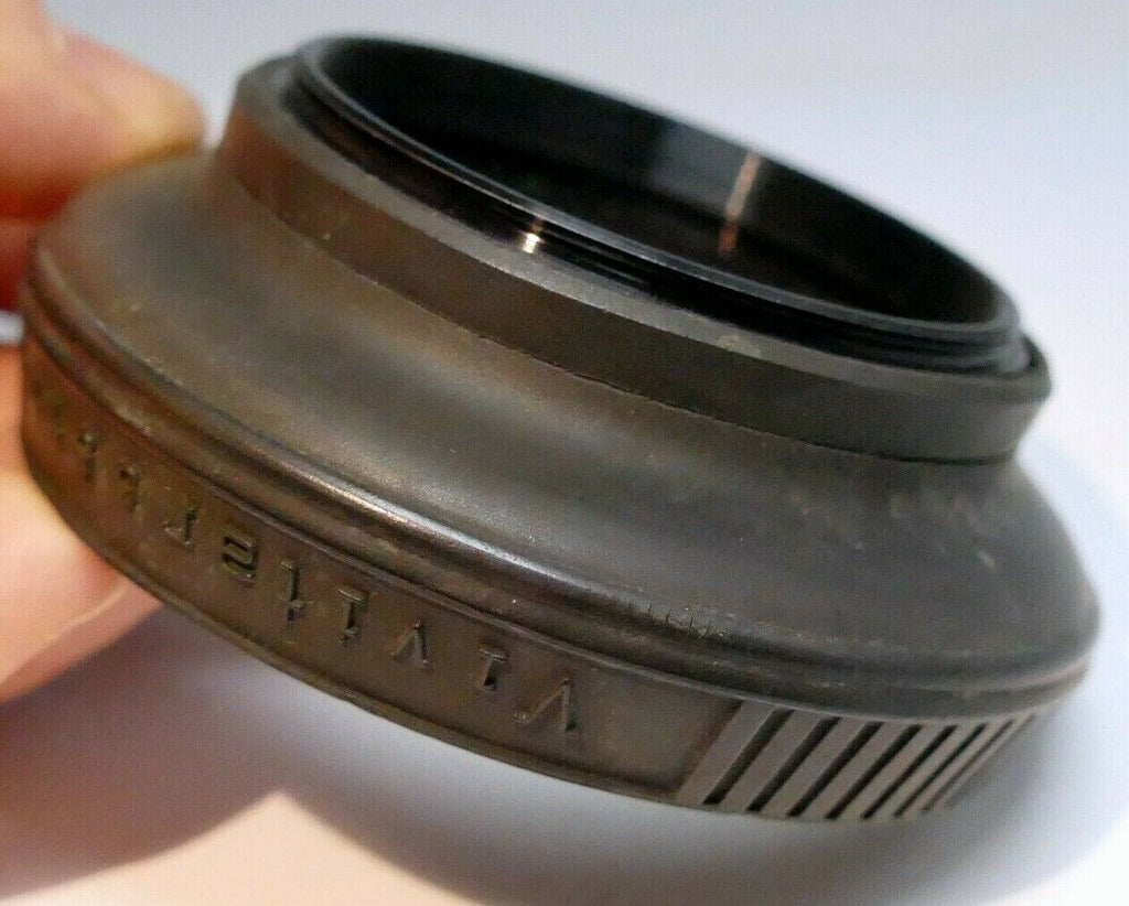 55mm rubber lens hood shade Vivitar ( hard rubber rigid )