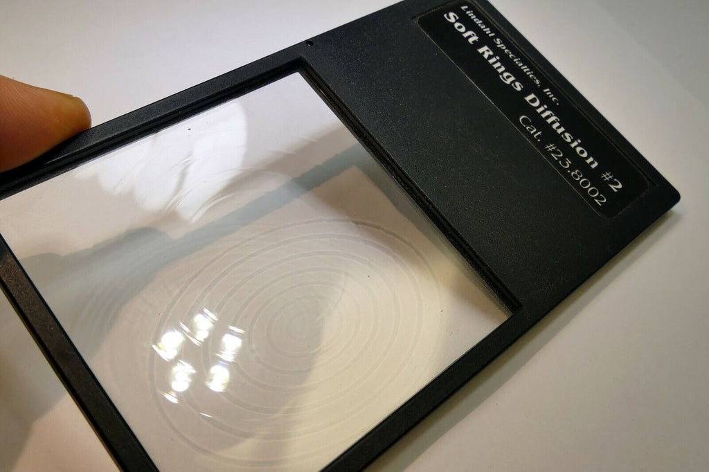 LINDAHL SOFT RING DIFFUSION #2 Drop in Lens Filter square 3X3" Portraiture Focus