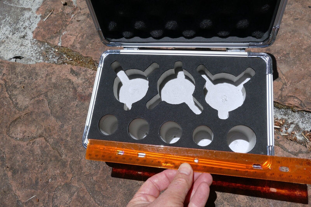 Omax Aluminum Case for Dark Field Objective set  Microscopes