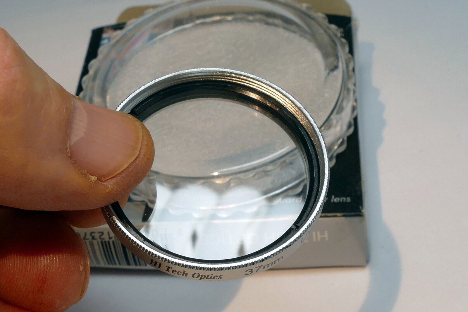 Hi Tech Optics 37mm MC UV Lens Filter Multi-Coated for camcorder (chrome rim)