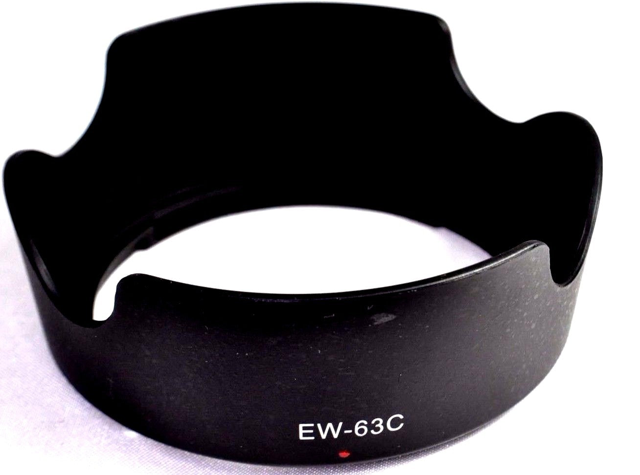 Aftermarket  EW-63C Lens hood For Canon EF-S 18-55mm f3.5-5.6 IS STM II EOS