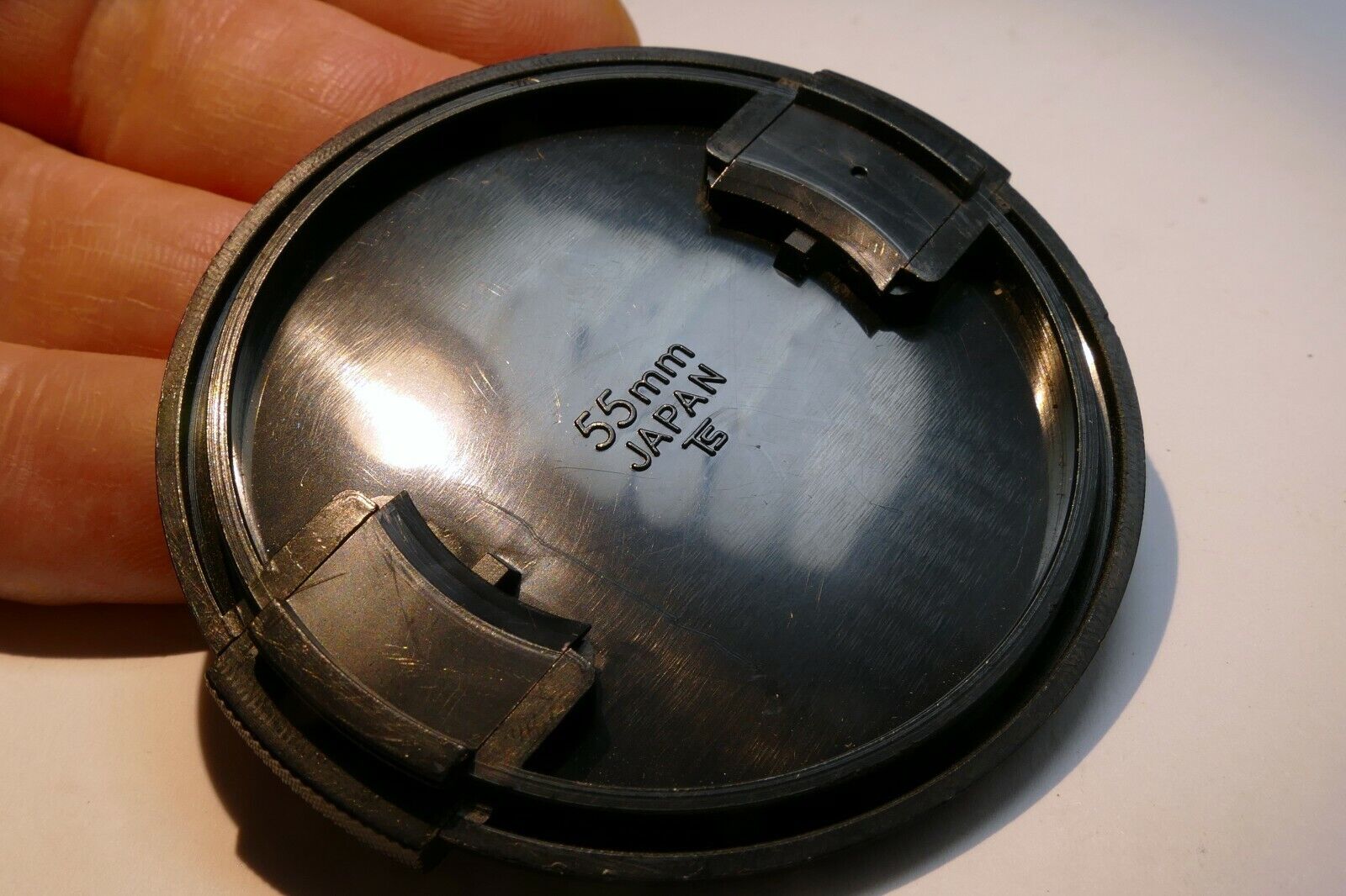 Soligor 55mm Front Cap Plastic snap on for  24mm F2.5