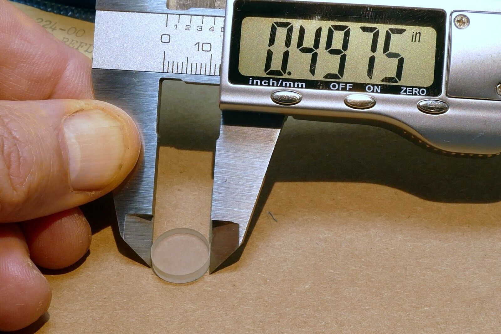 Flat Optical 0.5" Diameter 0.13" thick  1/20λ Oriel