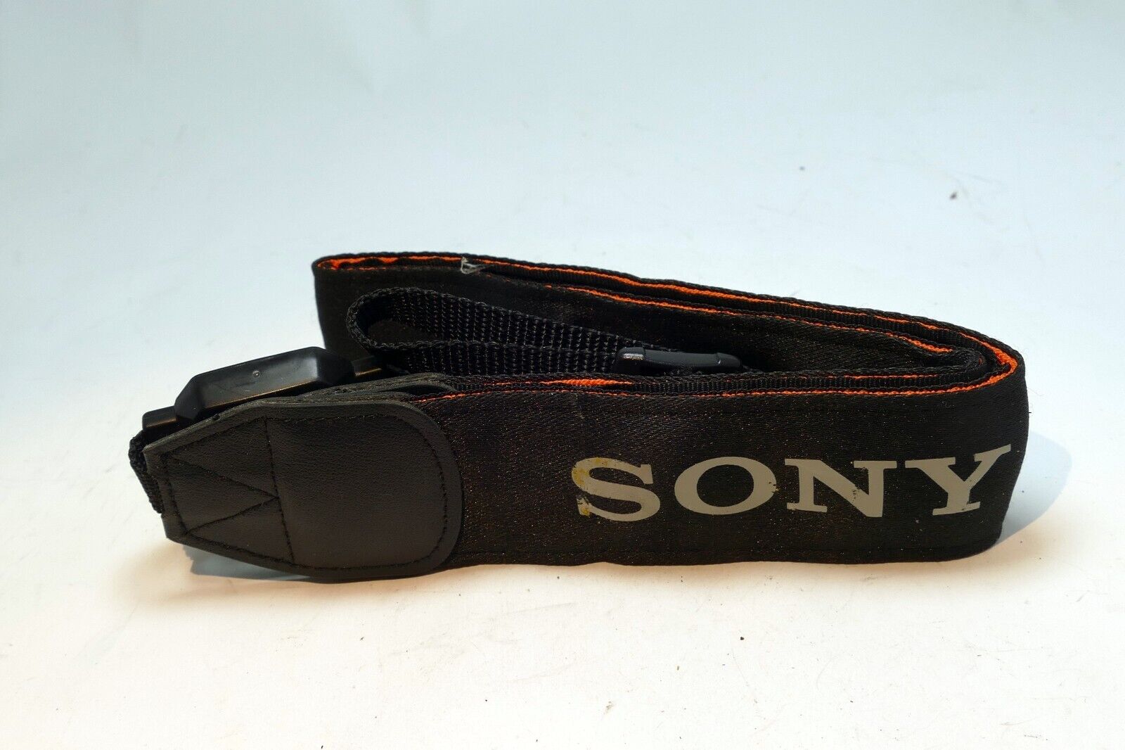Sony α Alpha Shoulder Camera  Strap Orange Rim canvas α5000 α6000 -  Genuine OEM