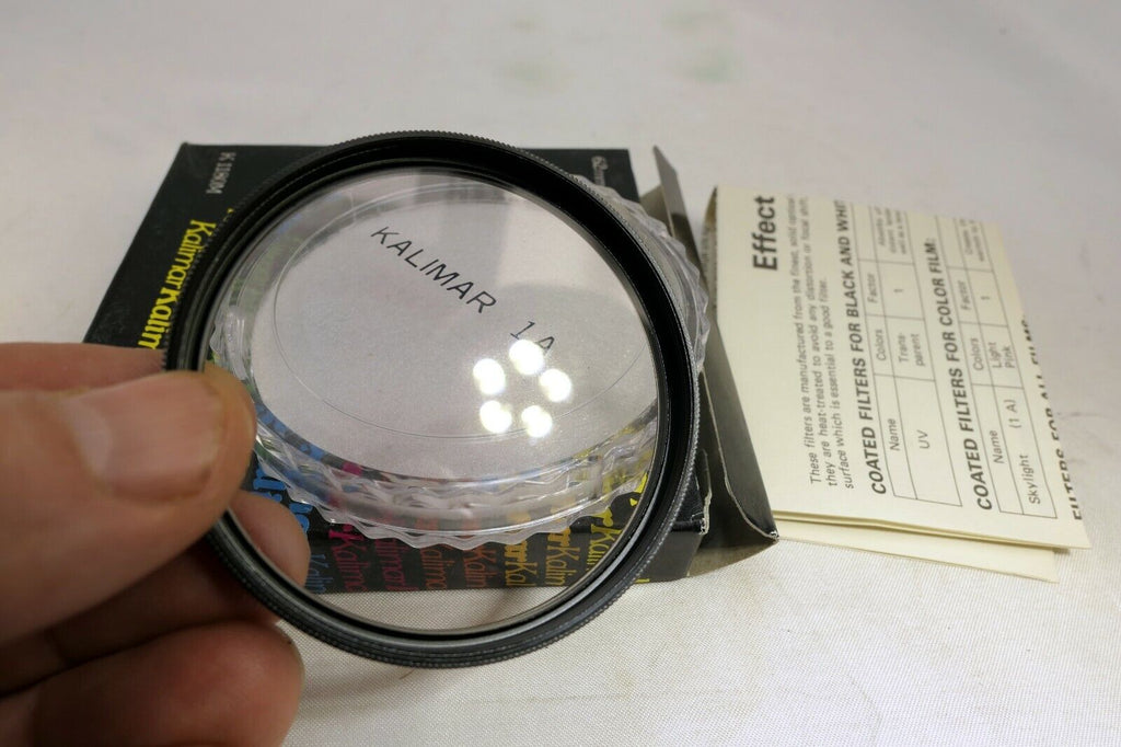 KALIMAR 62mm 1A skylight Lens Filter  - - -  old stock - never been used - boxed