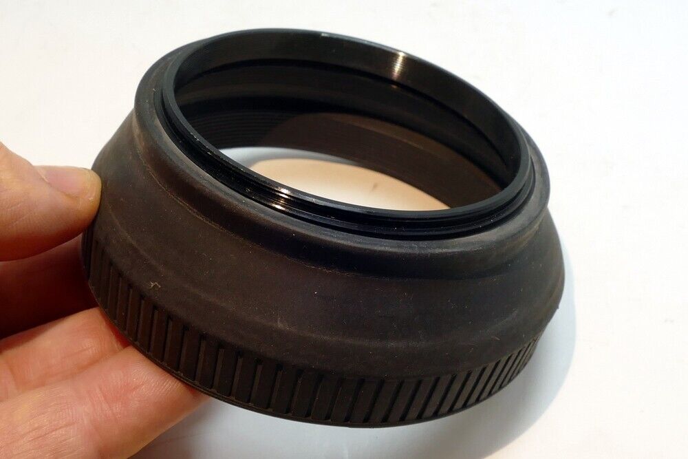 72mm Rubber Lens Hood Shade double threaded zoom 28-200mm