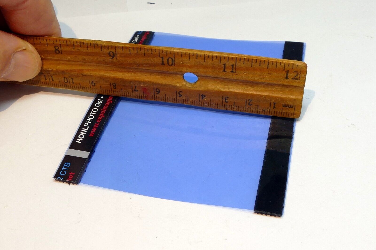 Honl Photo Color 1/2 CTB Blue rectangular 4X3" gel filter for flash cooling