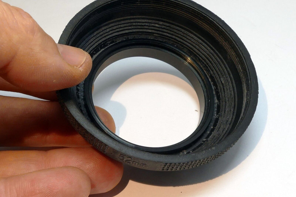 52mm Rubber Lens Hood for  50mm f1.8 collapsible double threaded