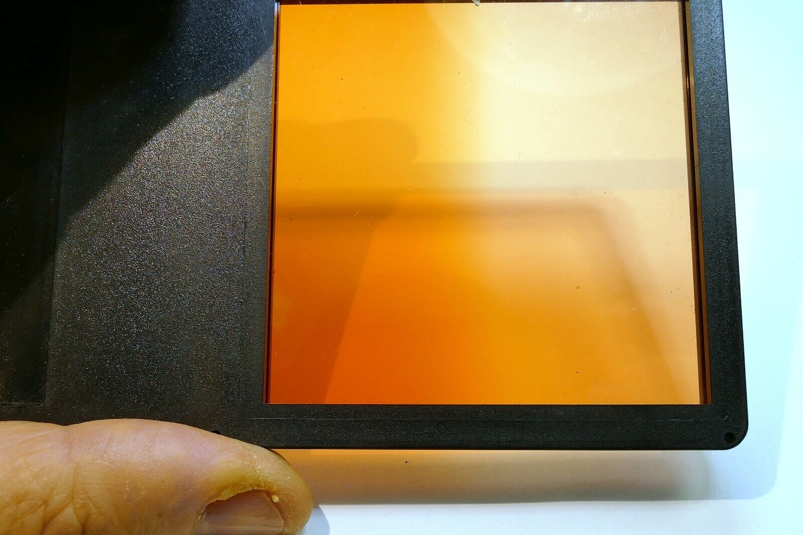 Sunset Gradual graduated Orange Filter drop in square 3X3" for Lindahl
