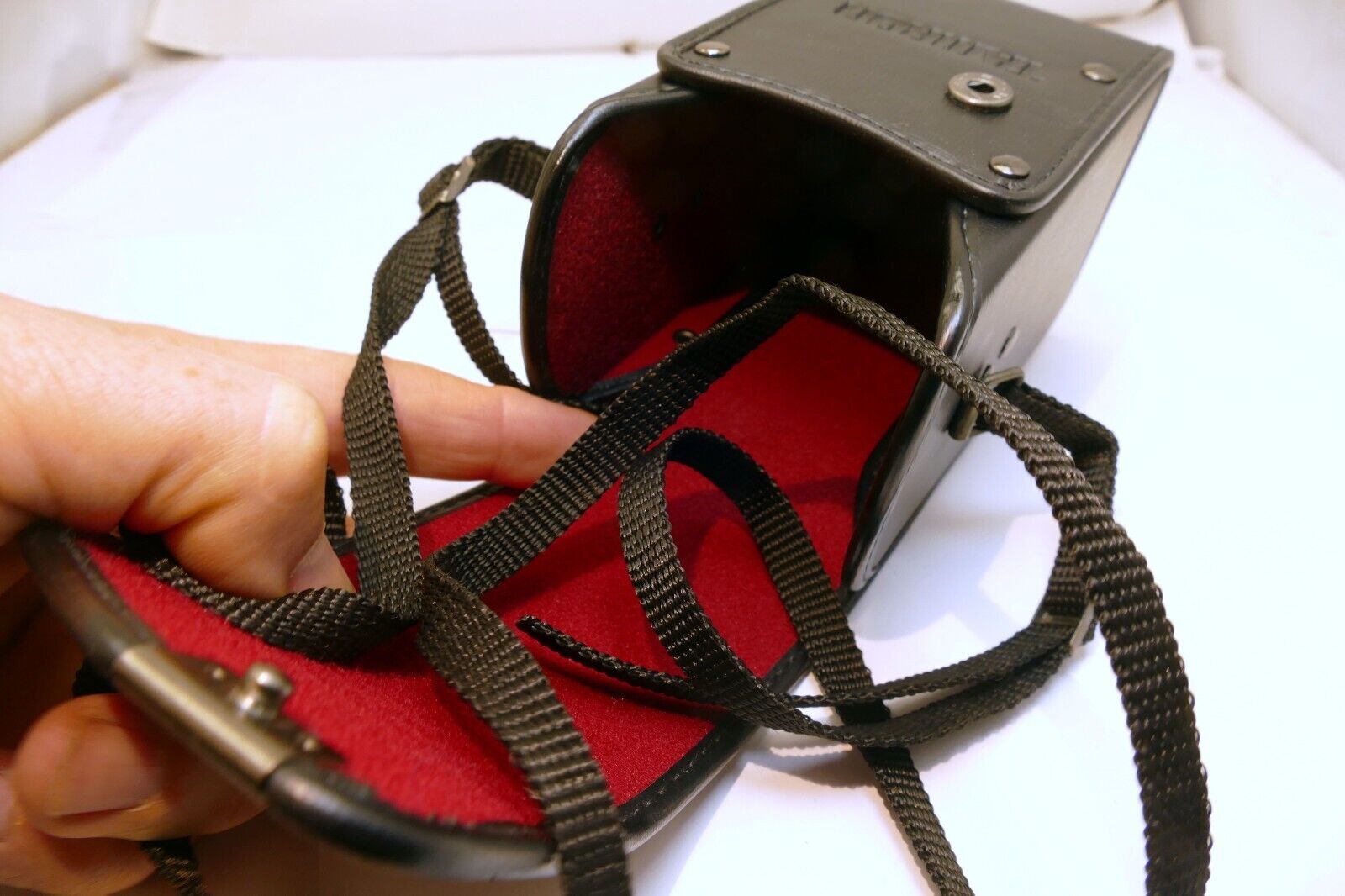 Tamron L-10 hard Case for  85mm f1.8 lens 5X3" for 90mm f2.5 macro Adaptall lens
