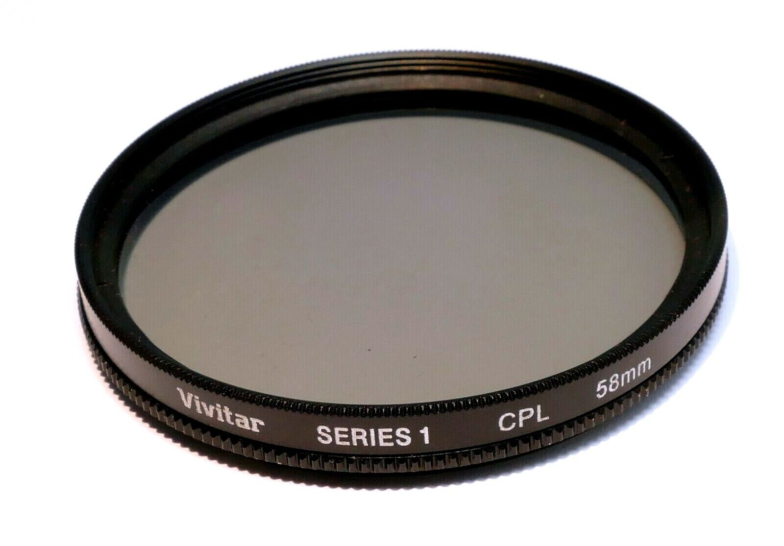 Vivitar series 1 Circular C-PL Polarizer Polarizing  58mm filter