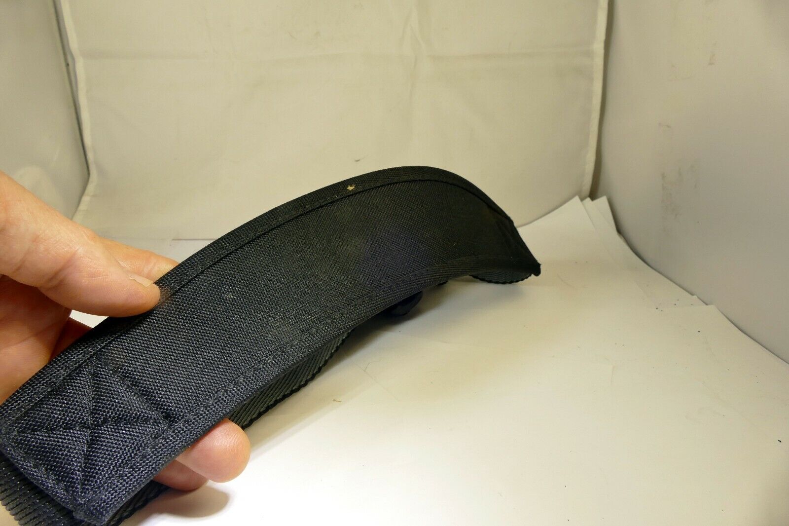 neck shoulder strap for camera case with round plastic clips  2.5" wide