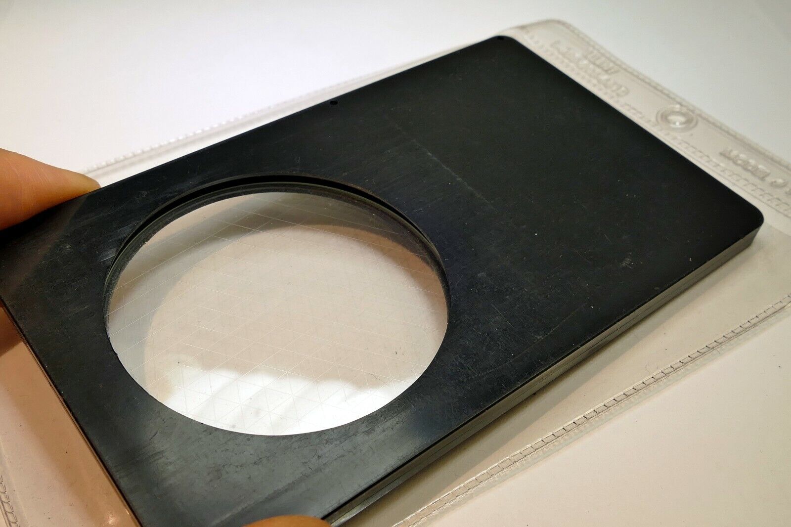 B&W 6-Point Cross Star Lens Filter drop in square 3X3" for Lindahl 6PT