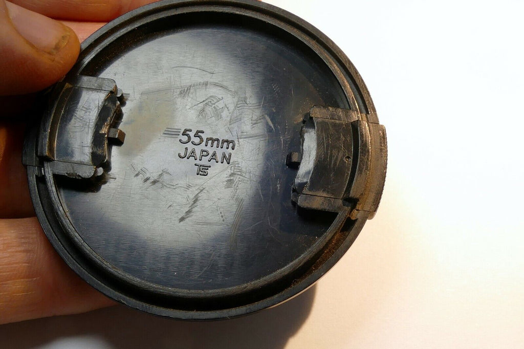 Soligor 55mm Lens Front Cap Made in Japan Black for 28mm f2.8