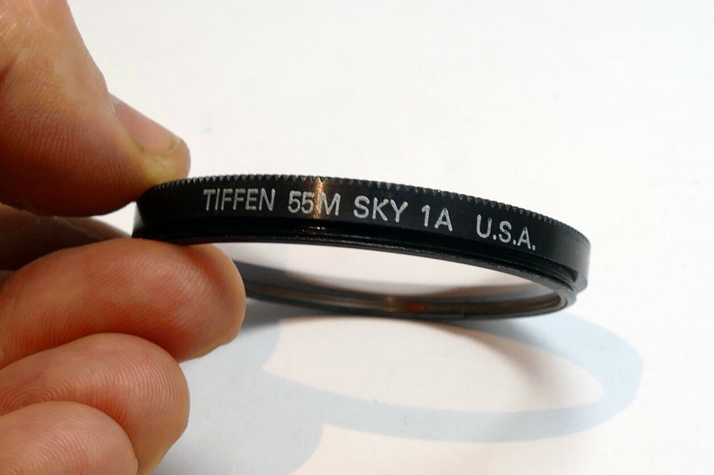Tiffen 55mm Sky Skylight 1A Lens Filter threaded screw in made in USA