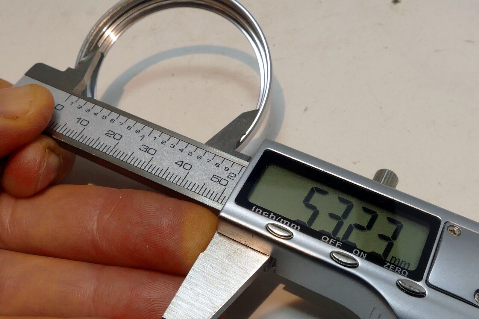 54mm to series 7 VII  Threaded retaining filter ring