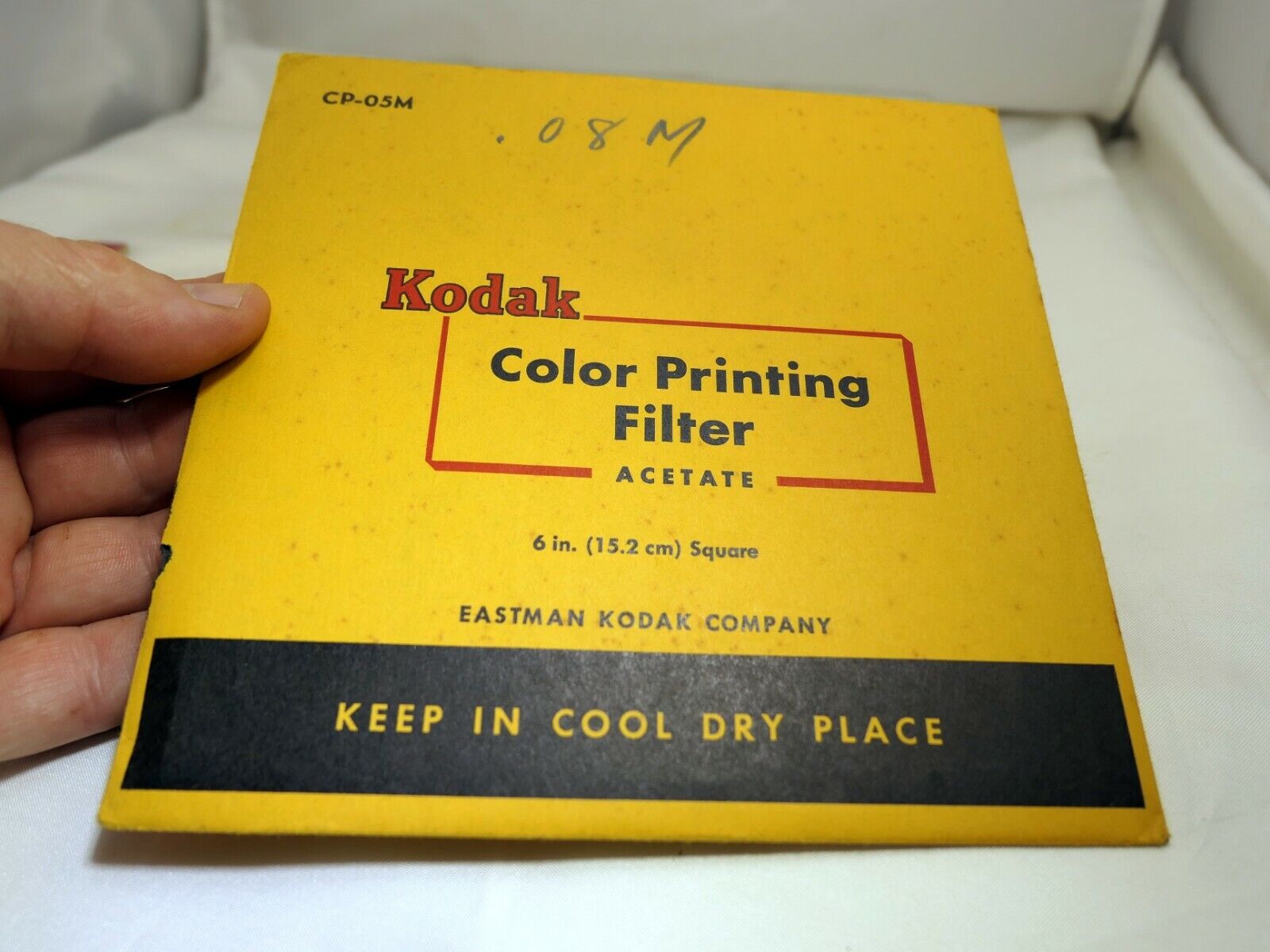 KODAK Color Printing Lens Filter 6X6" gelatin square CP-05M magenta pink