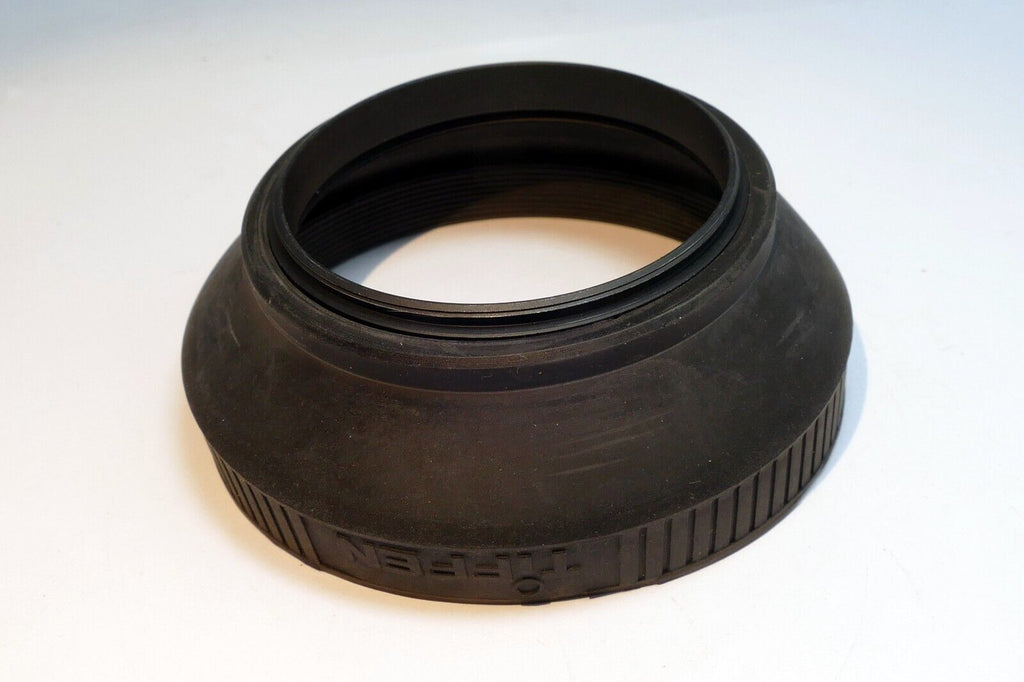 Tiffen 55mm Rubber Lens Hood Shade double threaded collapsible