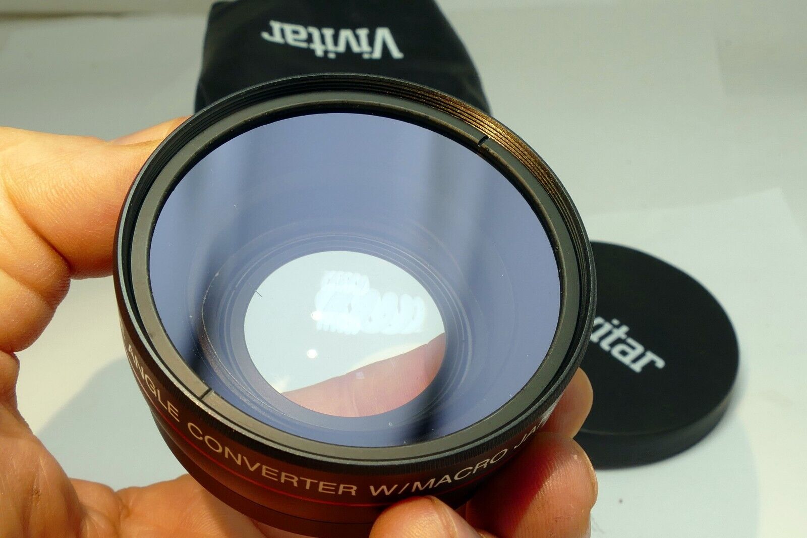 Vivitar 58mm High Definition AF 0.43X wide angle lens HD for DC DV camcorder AUX