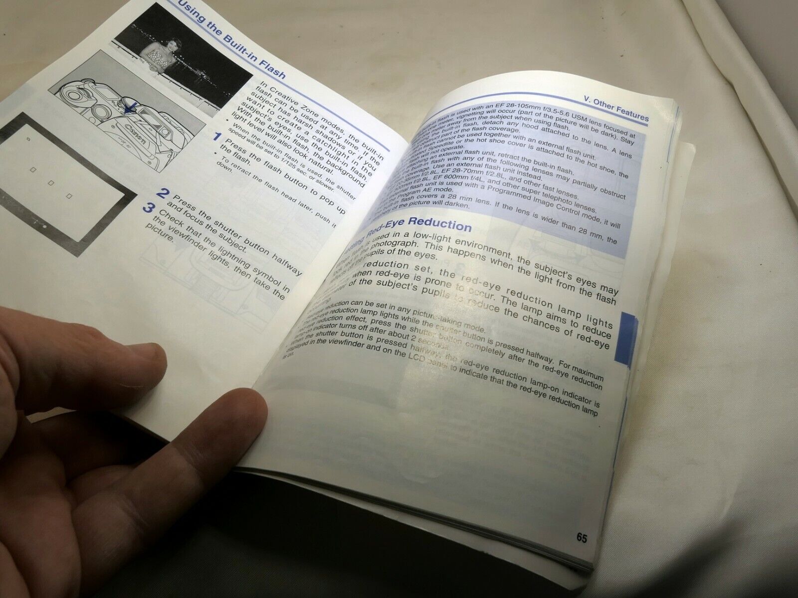 Canon EOS ELAN II II-E Camera Owner's Guide Instructions English E