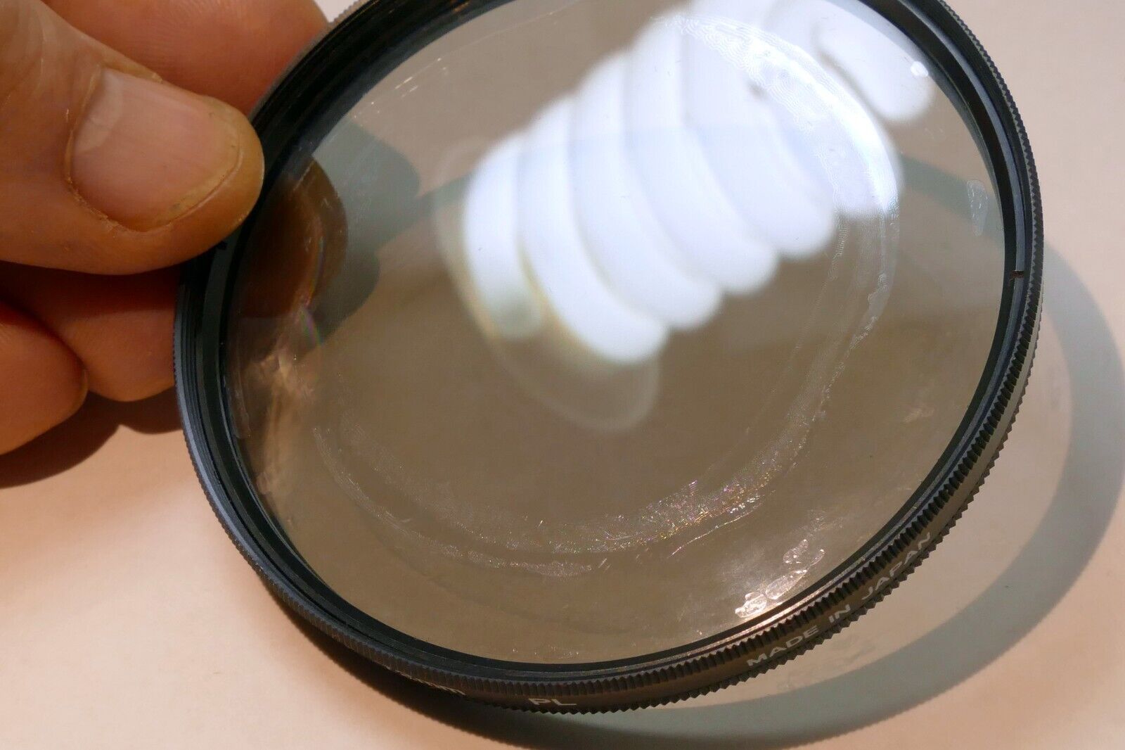 Digital 72mm PL Filter Polarizing Polar - DAMAGED coating, separation for artist