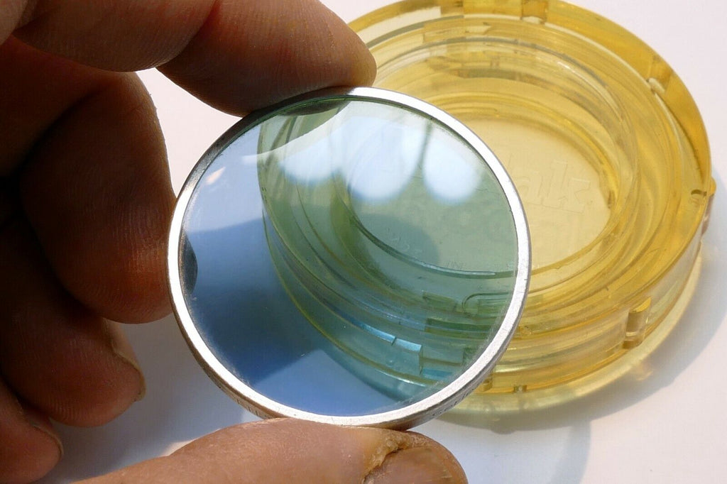Kodak Photoflood  no 80B Blue  drop in series 6 VI  filter 41.3mm