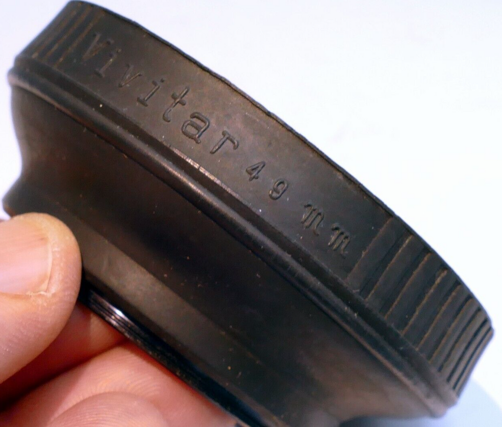 49mm Lens Hood Shade rubber threaded screw in for 50mm f1.9