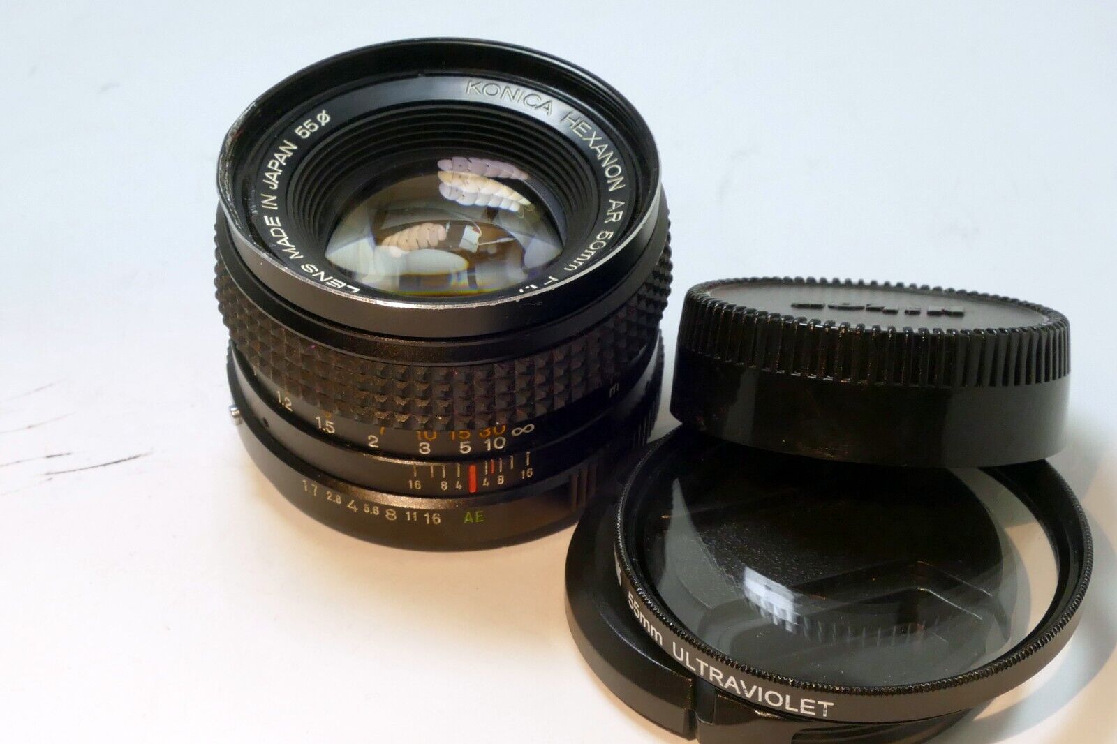 Konica Hexanon AR 50mm f1.7 Manual Focus Prime Lens  -