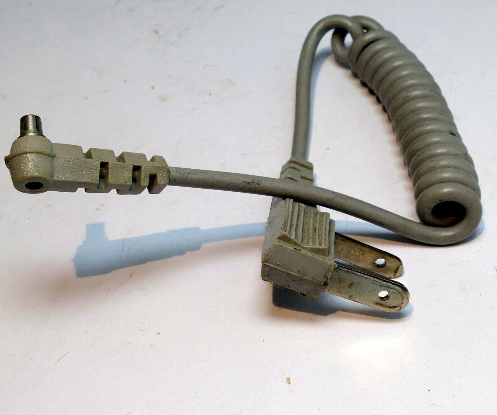 1.5" Flash Sync Cord Male Household to PC Male  Flash Camera camera  coiled