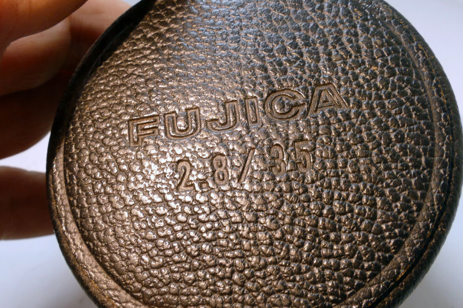 Fujica Hard Case for 35mm f2.8  lens (fits 50mm f1.4) Fujifilm