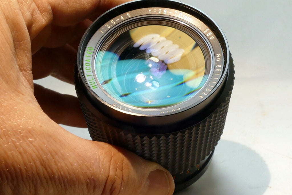 Sears 28-70mm f3.5-4.5 for PENTAX K KR manual focus lens - With separation haze