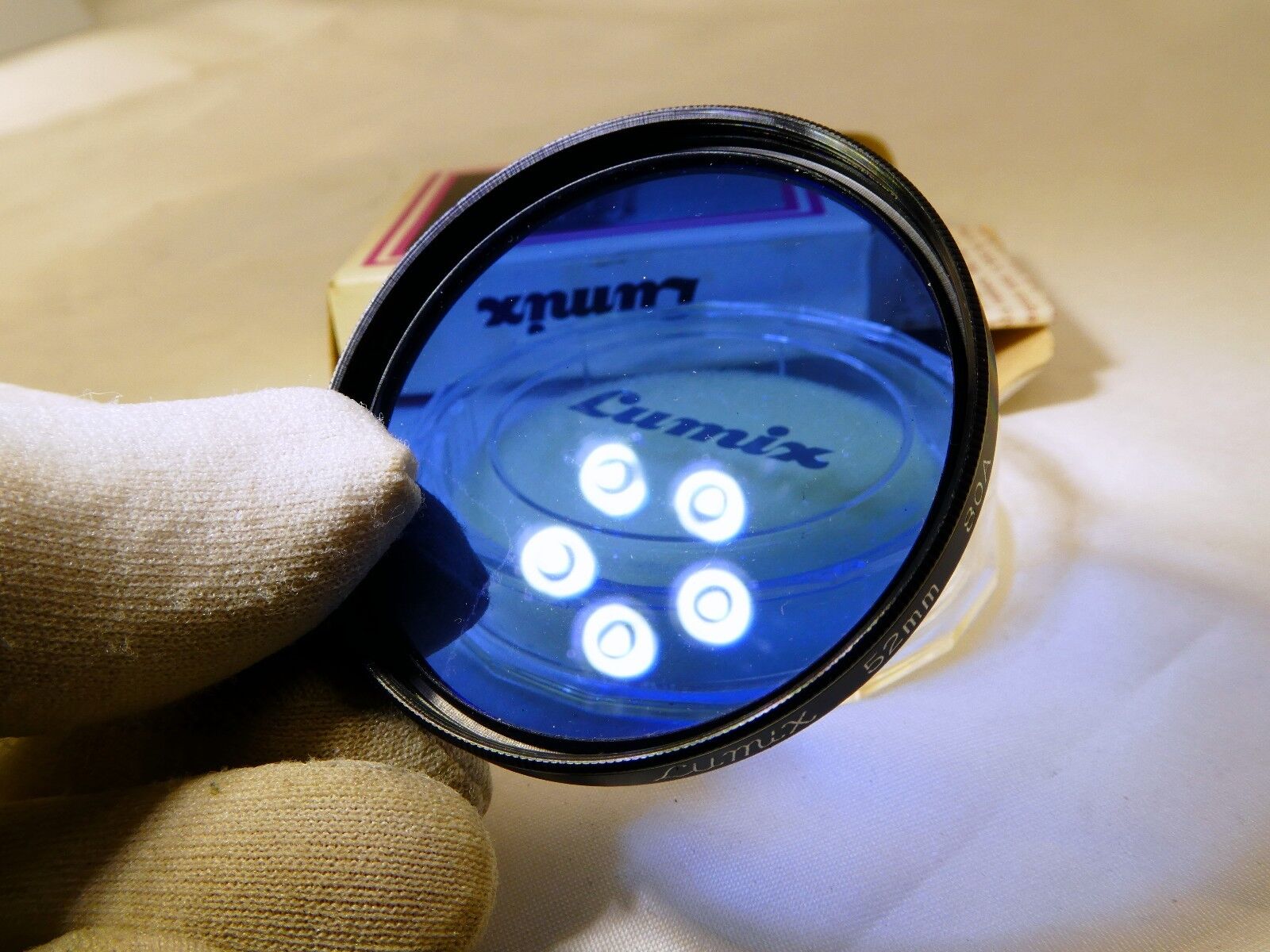 Lumix 80A 52mm Dark Blue Filter for Color Film Made in Japan Genuine EOM