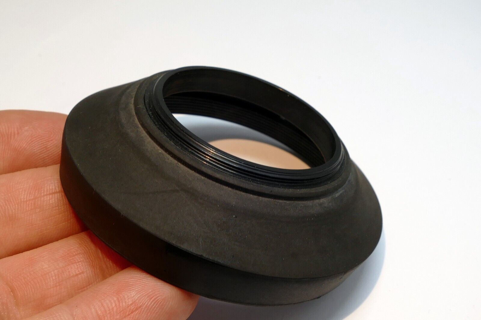 49mm Rubber Lens Hood Shade wide angle vintage single threaded