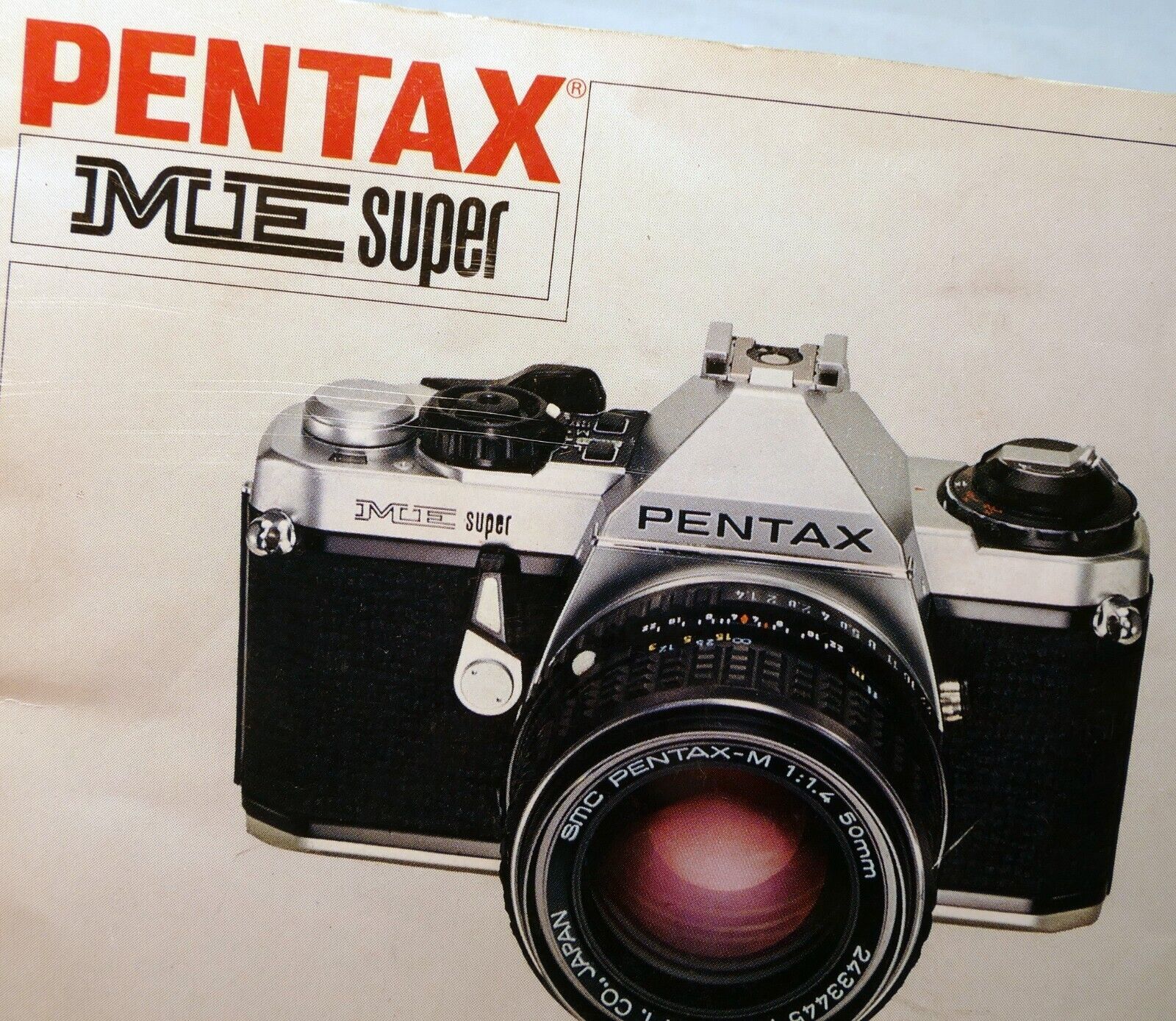 Pentax ME Super 35mm camera Guide Manual Instructions 1980  (EN)
