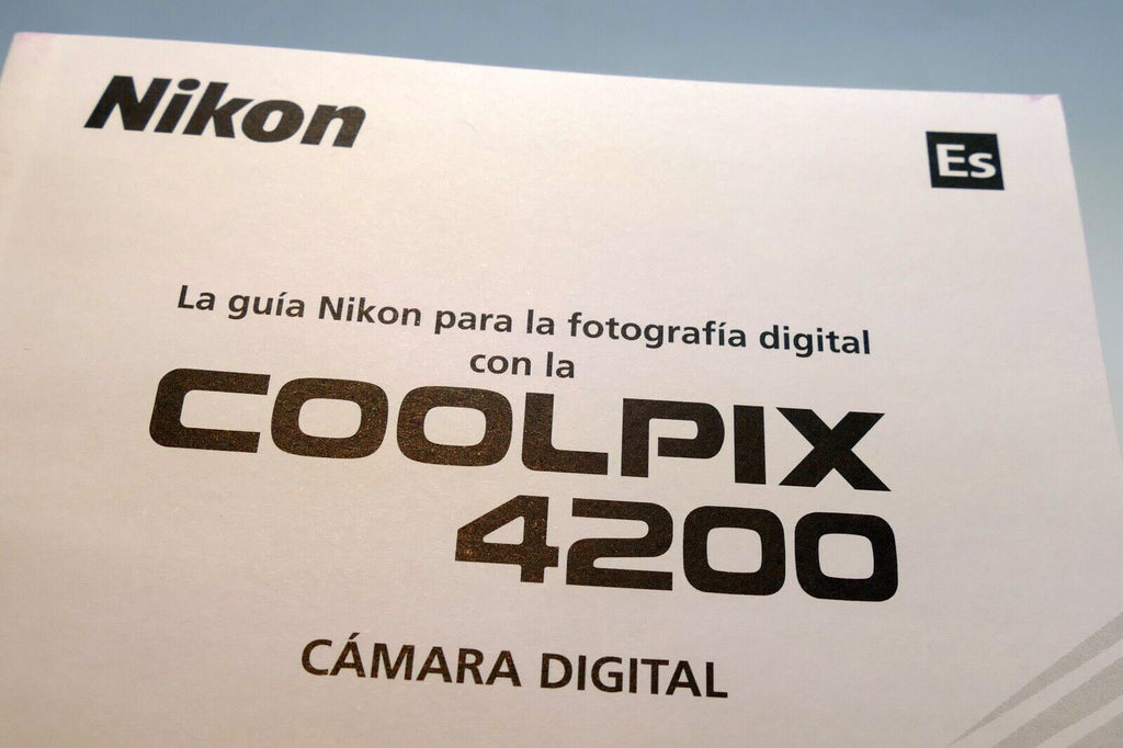 Nikon Coolpix 4200 Camera Digital Espanol la guia ES Spanish
