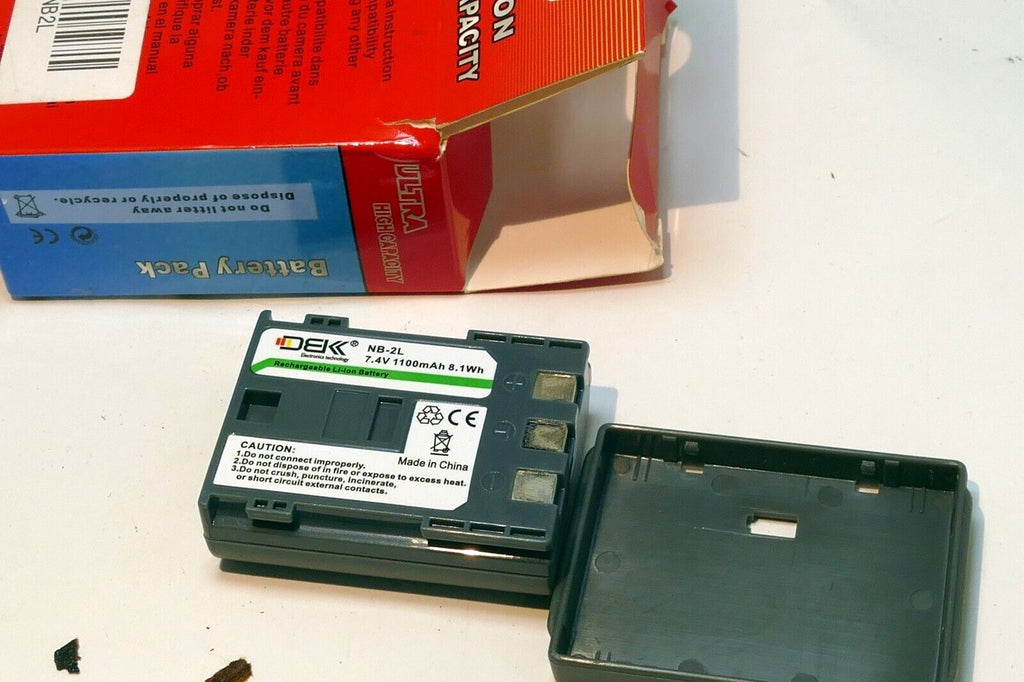 Replacement Battery for Canon NB-2L 2L Canon PowerShot S30 PowerShot S40