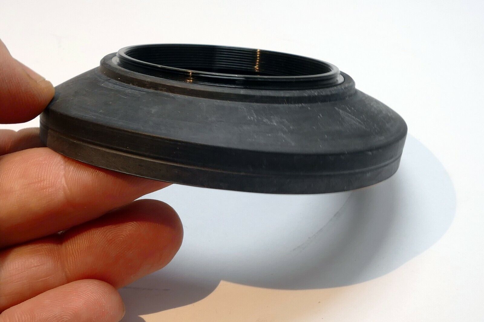 58mm screw in  Rubber Lens Hood Shade wide angle 28mm f2.8 f2.0