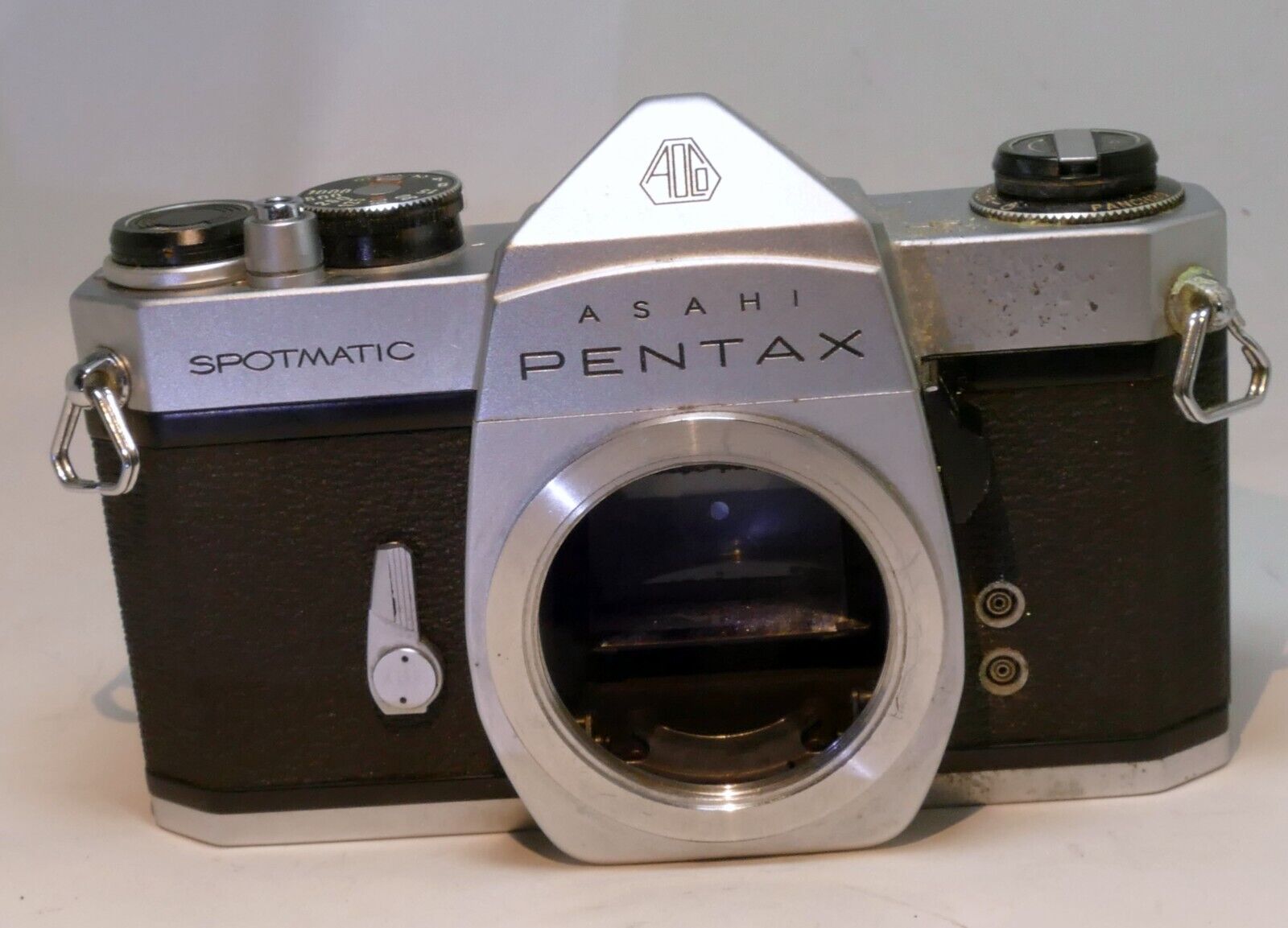 Pentax Spotmatic SP ASAHI Silver 35mm SLR Vintage Film Camera