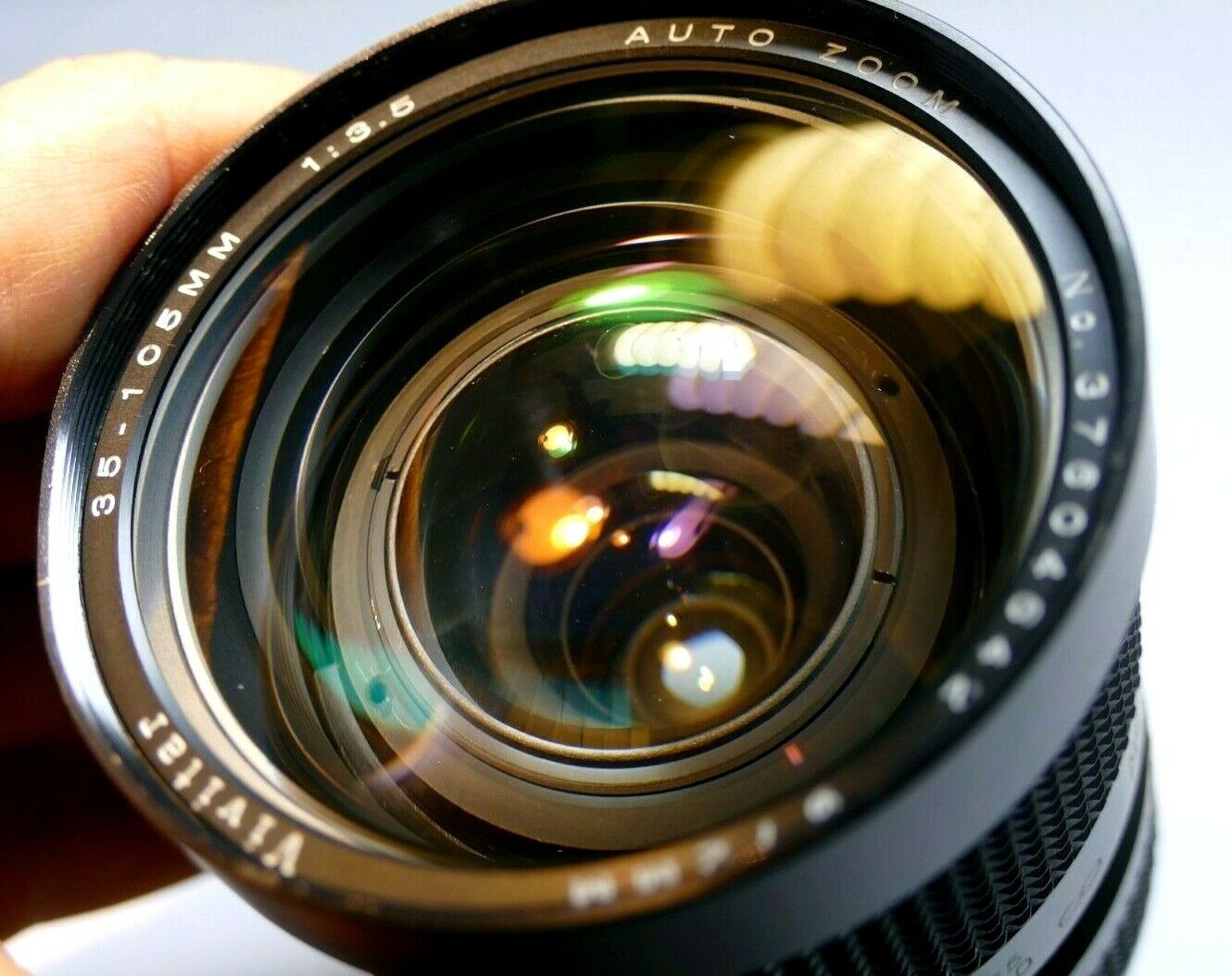 Vivitar 35-100mm f3.5 MC for Minolta manual focus lens (AS IS PARTS or REPAIR)