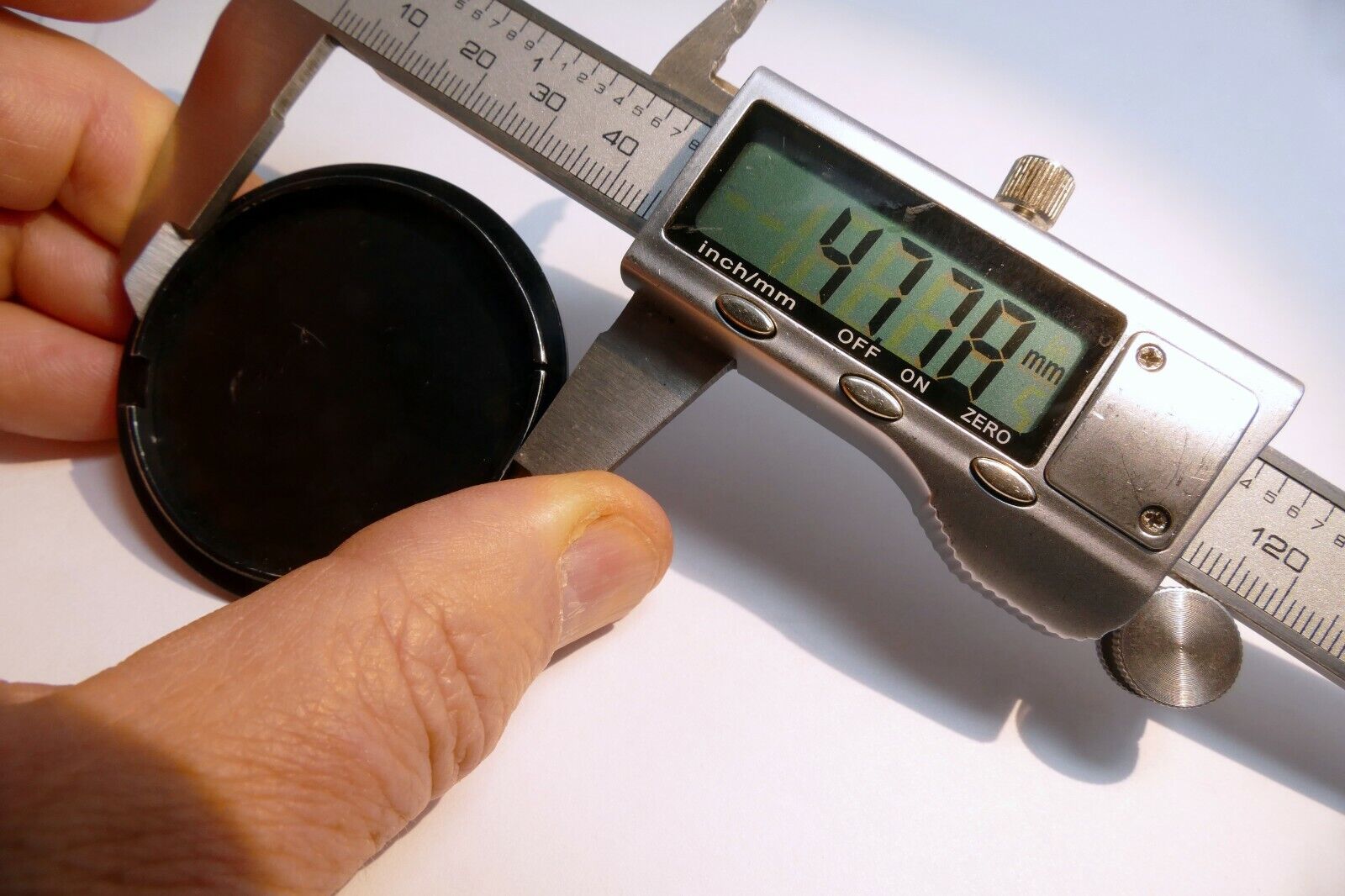 Metal 49mm Front lens cap metal unknown brand  slip on type