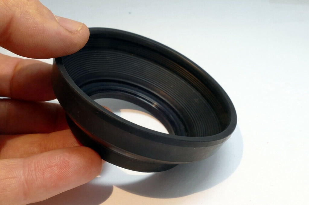 49mm Collapsible Rubber Lens Hood Shade screw in  for 50mm f1.7 f1.8