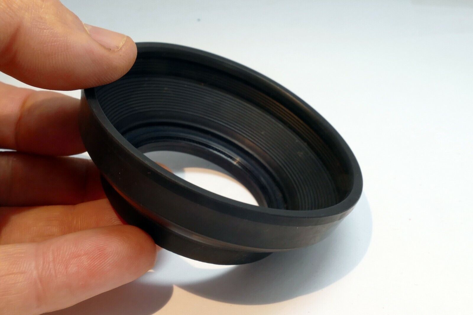 49mm Collapsible Rubber Lens Hood Shade screw in  for 50mm f1.7 f1.8