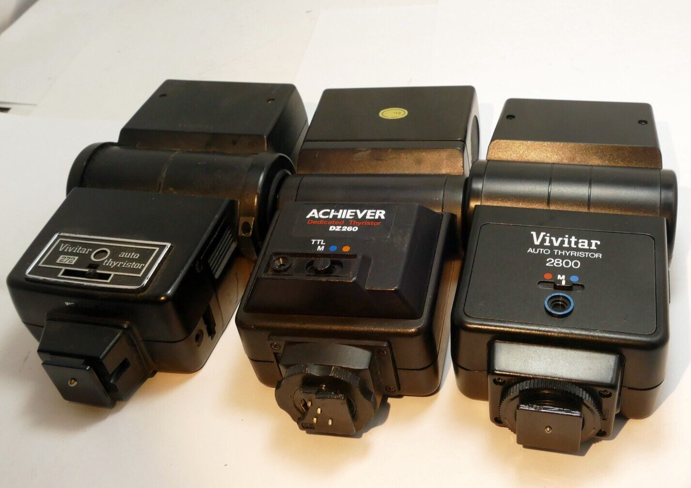 Not working, PARTS -  2X Vivitar 272 2800 DZ260  Thyristor Flash lot