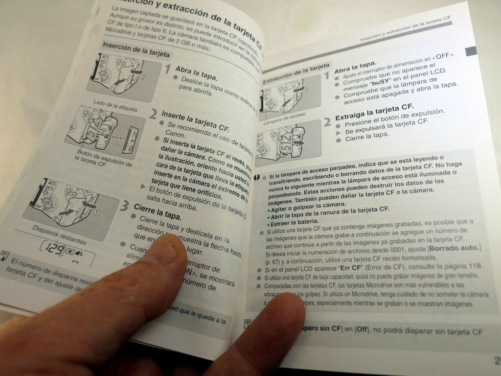 Canon EOS Rebel XT 350D camera Instrucciones Manual Guide ES Espanol