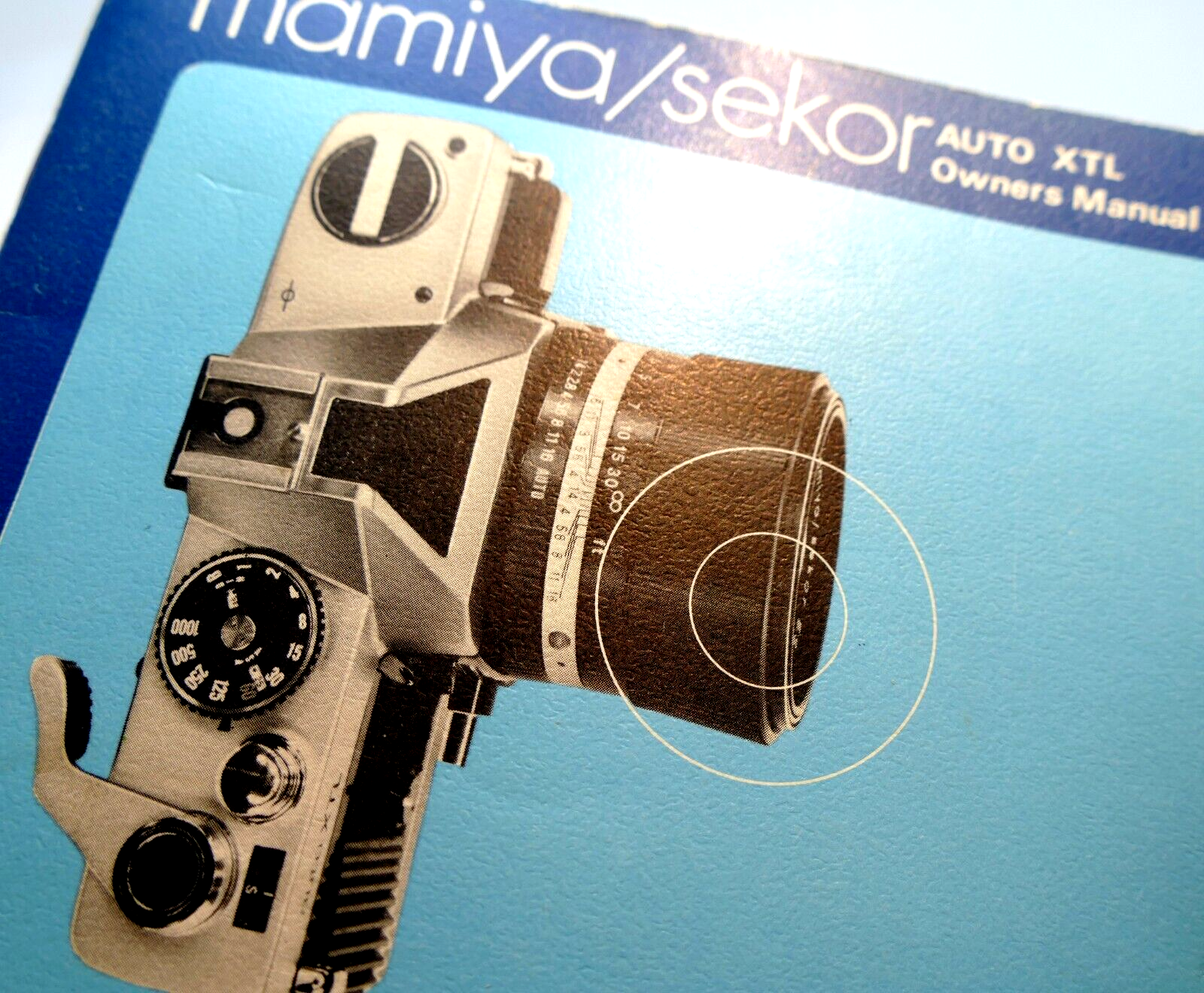 Mamiya Sekor Auto XTL camera Instruction manual guide English E
